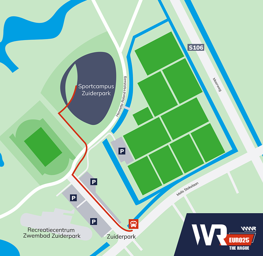 Plattegrond_SportparkZuiderpark_Parkeren